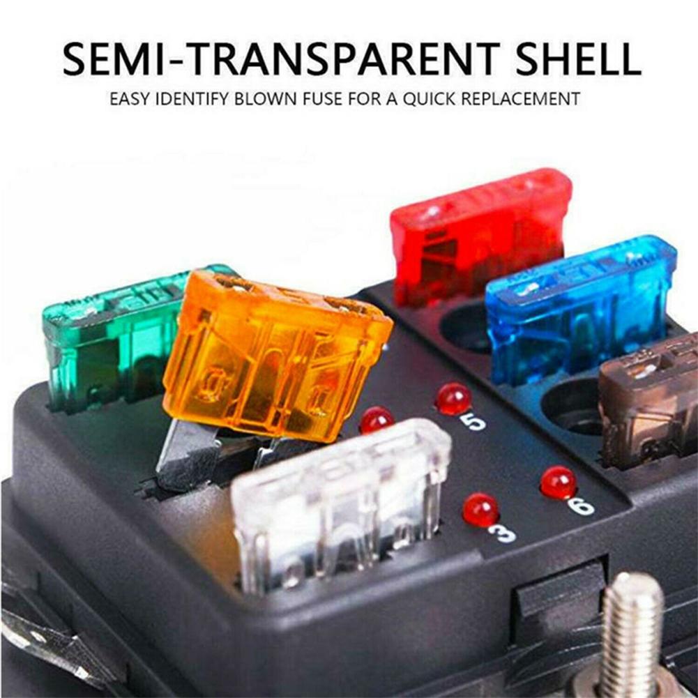 Набор из 140 автомобильных предохранителей 2A/3A/5A/7.5A/10A/15A/20A/25A/30A/35A (140pcs)