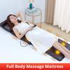 Electric Cushion Massager for Full Body Heating Vibration Mat Back Massager for Neck Airbag Massage Pad Massage Mattress Health Care