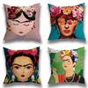 F-Фрида K-К Женская Арт Наволочка Наволочка Гостиная Диван Подушка Чехол Для Подушки Подходит Для Дома Спальни Комнаты Декор