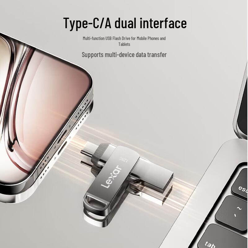 Lexar D40T Dual-Port USB 3.2 Flash Drive