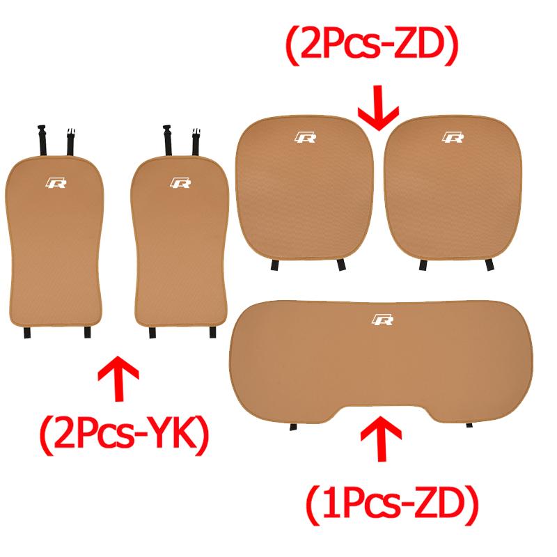 Для VOLKSWAGEN VW Volkswagen Чехол на сиденье автомобиля Ледяной шелк Подушка Защитные накладки Для VW GTI Polo Golf Passat Tiguan Arteon Touareg CC