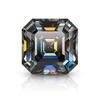 8x8MM Fancy Black Diamond Asscher Cut Loose Gemstone VVS1