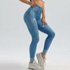 Женские джинсы для спорта и фитнеса, брюки для йоги, брюки скинни и брюки с подъемом бедер