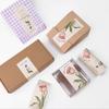 50PCS 6*15cm Thank You Seal Stickers Tulip Flower Floral Tags Package Labels  Online Retails