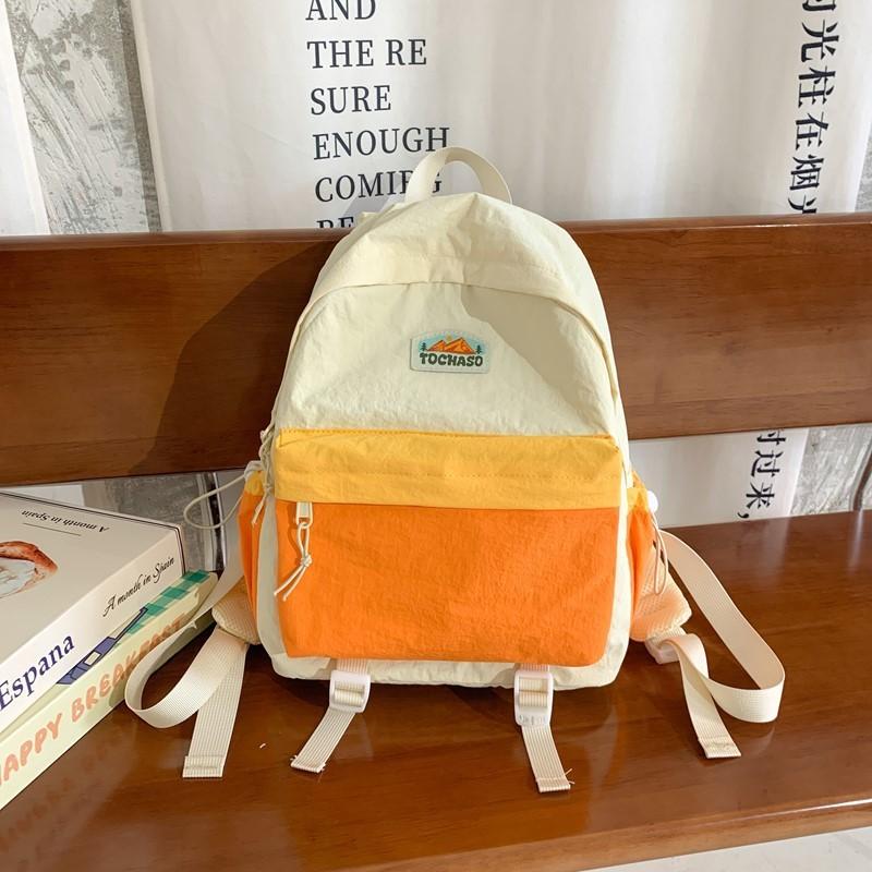 Preschool Kids Backpack Made Of Polyester With Curved Shoulder Straps For School Activities