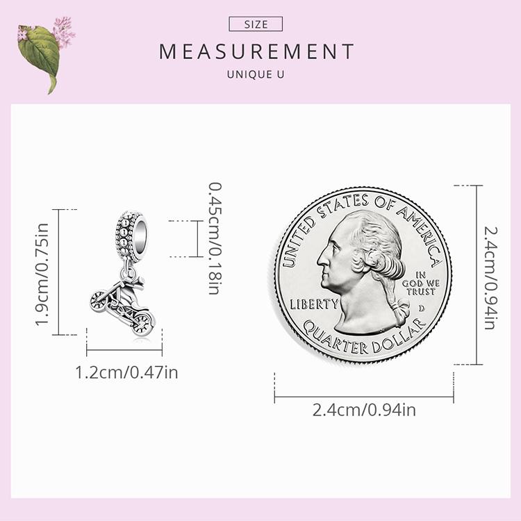 WOSTU Ретро оригинальные оксидированные реалистичные бусины из стерлингового серебра 925 пробы подходят для браслета, ювелирные изделия