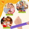 6Pcs Sensory Slap Bracelet Fidget Toy Anxiety Relief Silicone Textured Bracelet Focus Aid Decompression Toy Stocking Stuffers Party Favors