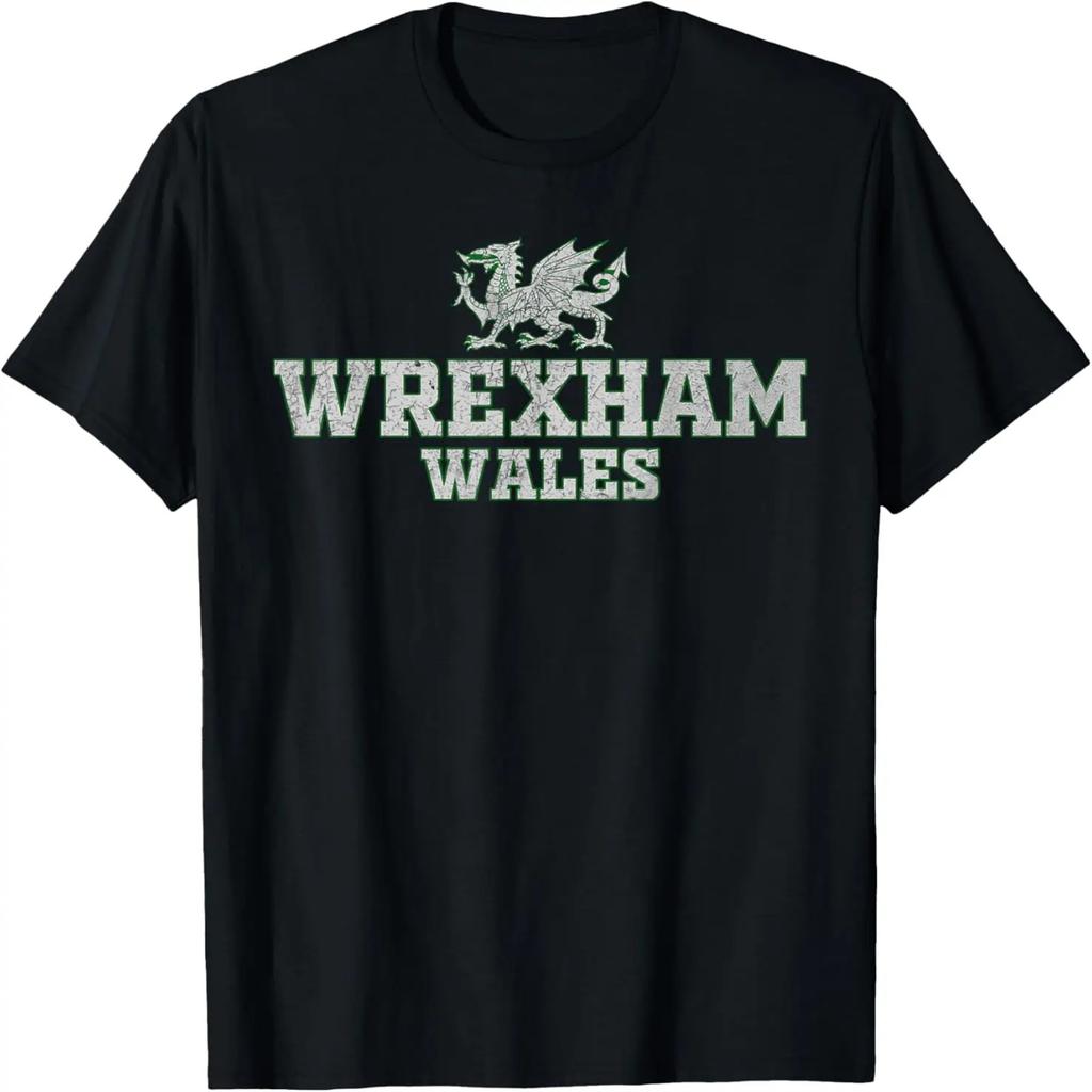 Ретро винтажная футболка Wrexham Уэльс