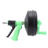Drain Auger Snake Clog Remover Supports Manual Or Powered Plumbing Snake for Kitchen Bathroom