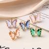 Цветной кристалл медь инкрустация цирконием бабочка ювелирные изделия аксессуары браслет ожерелье кулон серьги гвоздики аксессуары кулон