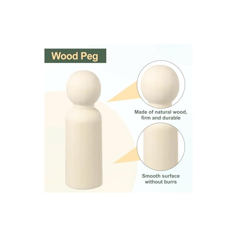 Uxcell Деревянные фигурки (2-Pack), 3,5-дюймовая фигурка мальчика, неокрашенная, для поделок, DIY, искусства и живописи.