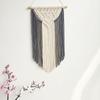 Bohemia Style Macrame Handmade Wall Hanging Home Decoration Woven Pure Cotton Tapestry Home Decor Geometric White