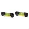 2 Pieces Small Bubble Level Mini Bubbles Leveling Tool Carpentry Measuring Rectangle Spirit
