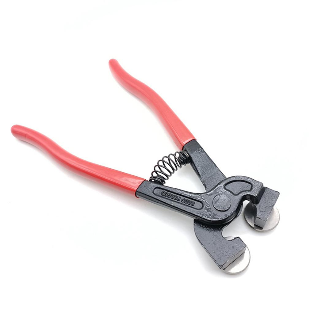 8-дюймовые кусачки для стеклянной плитки с мягкой резиновой ручкой, усиленные колесные кусачки для стеклянной мозаики для резки керамики, камня, металла