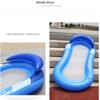 Inflatable Recliner Adult with Net Floating Row Ins Swimming Ring Water Floating Bed Anti-rollover Swimming Ring