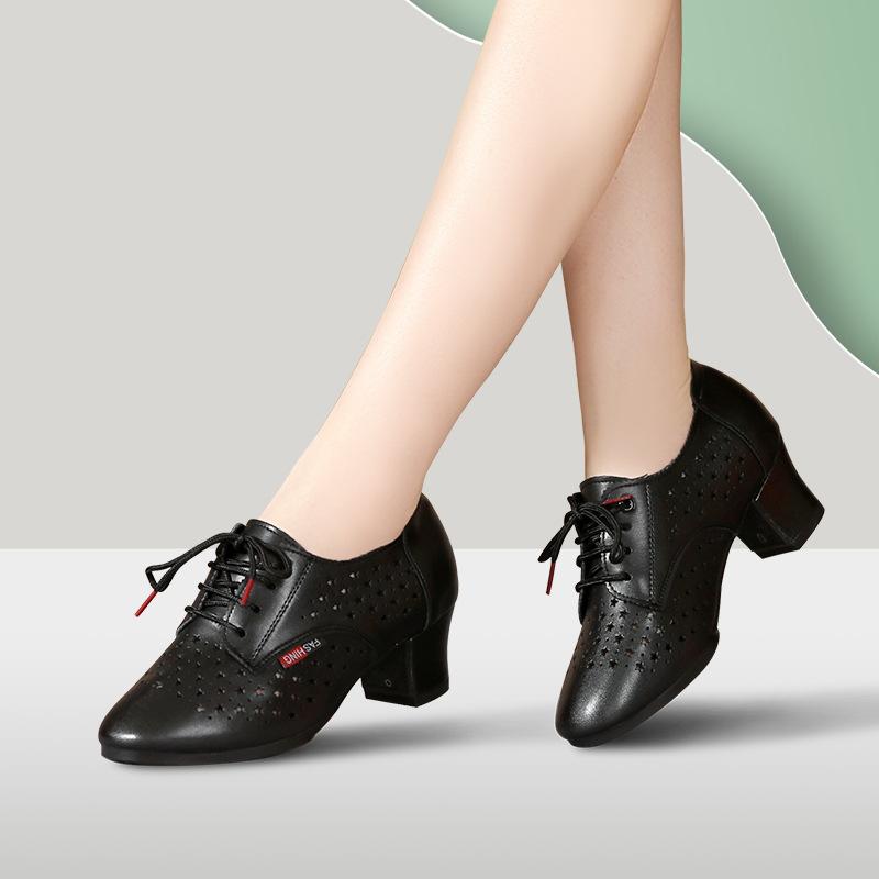 Танцевальная обувь Pa New Square Dance Shoes Женские туфли для бальных танцев Туфли-морячки Для уличных танцев Jitba Дышащие танцевальные туфли Летние