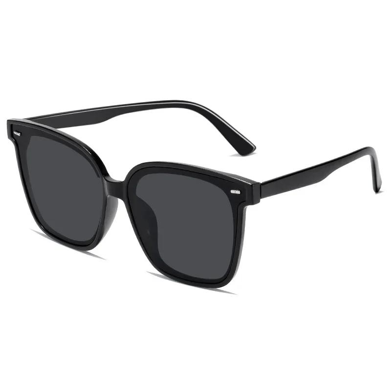 Женские Мужские Роскошные Корейские Солнцезащитные очки с квадратной оправой Новые Винтажные Женские Уличные Очки Солнцезащитные очки UV400