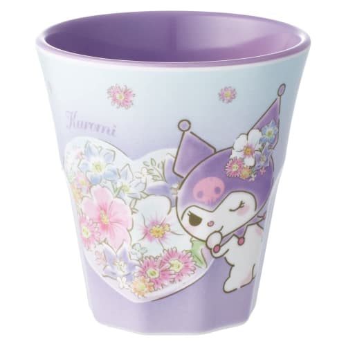 Skater Tumbler 270ml Melamine Cup Children Unbreakable Kuromi Flower Sanrio MTB2-A