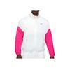 Woven Stand Collar Color Block Retro Sports Casual Jacket Long Sleeve Men Jacket White CW7349-100