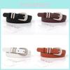 Pu Womens Leather Belt With Pin Buckle For Business Casual And Denim Styles