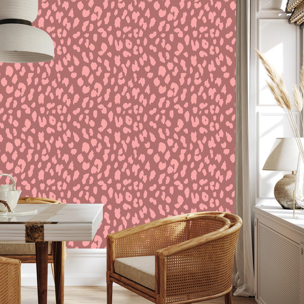 Rose Gold Red Leather Wallpaper for Living Room and Bedroom 50x1000