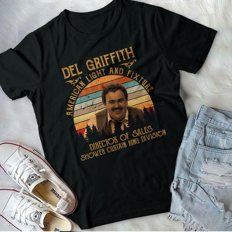 Actor John Candy Del Griffith T shirt Black Size S5XL Unisex T-Shirt Graphic Tee