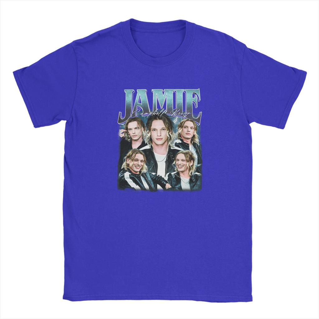 Casual TShirt Summer JJamie Campbell Bower Trendy Cool T Shirts 100 Cotton Tshirt for Fun Loose Short Sleeve Clothing