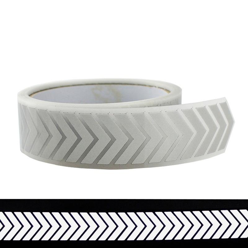 DIY Tape For Clothing Safety Silver Reflective Tape Iron On Heat Transfer Vinyl Film Stickers
