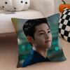 Handsome Talented Korean Actor SSong Joongki Cushion Cover Throw Pillow Cover Hidden Button Durable Polyester Chair Cushion