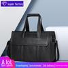 Men's Genuine Leather Handbag: Large Capacity 15.6" Computer Briefcase