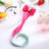 Korean Fashion Children's Girl Bowknot Braided Hair Rope Gradient Headdress Girl Hair Accessories