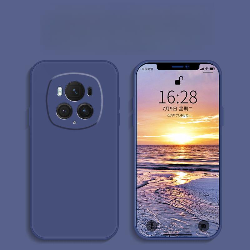 Suitable for Honor Magic6pro Mobile Phone Case Honoror Protective Case Liquid Soft Silicone Full-cover Anti-fall Case for Men and Women