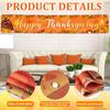 Large Thanksgiving Banner Decorations Outdoor 120x20 Inch,Turkey Maple Leaf Pumpkin Decorations Happy Thanksgiving Yard Banner for Indoor Home House