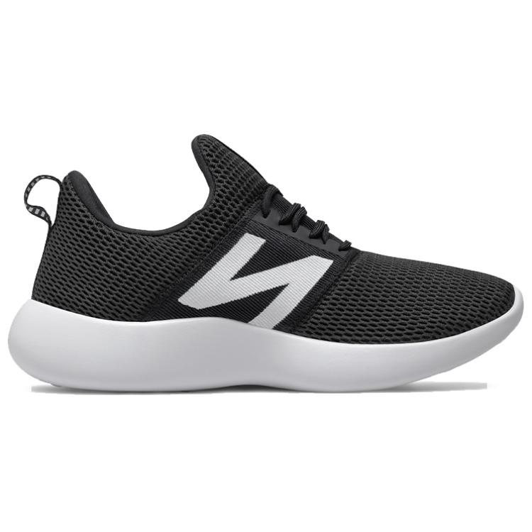 New Balance Сетчатые кроссовки с круглым носком, тканевые, низкие, для бега, женские, черные WRCVRYB2