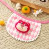 Universal Cute Cat Scarf Puppy Dog Bigbear Pet Bib Elastic Lace-Up Decorative Saliva Towel