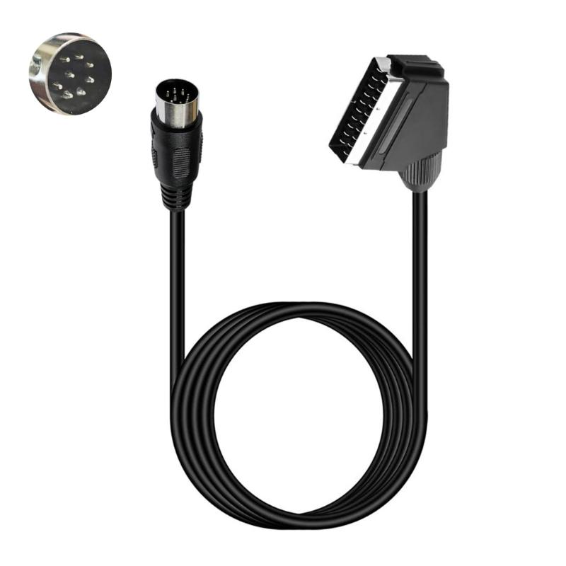 SCART 8Pin RGBs AV Sound Video Cable Flexible PVC Jackets Construction For Stable Transmission