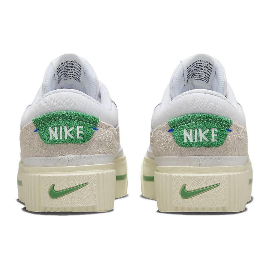 Nike Court Legacy Lift White Stadium Зеленые женские кроссовки Кокосовое молоко Summit-White FJ5483-100