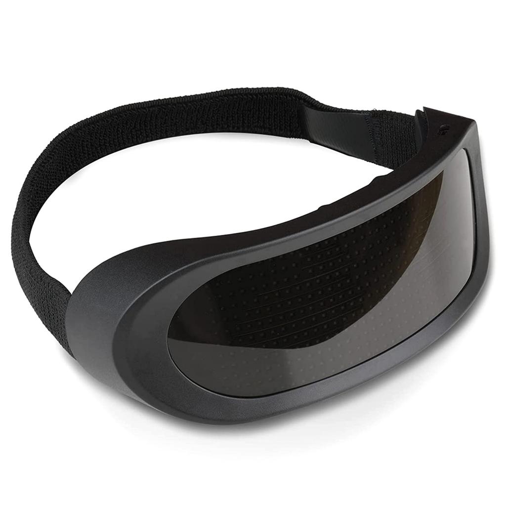 LED Smart Glasses Support APP Control, Party Bluetooth Glasses for Birthday, Bar, Flashing Display DIY Animation, USB Rechargeable Shining Glasses