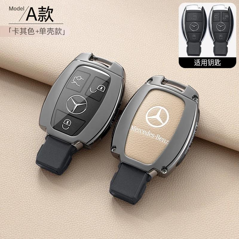 Car Key Case Cover Shell Fob For Mercedes Benz W205 W213 W204 W176 W212 W177 GLC CLA AMG A B C E S G Class Accessories F3