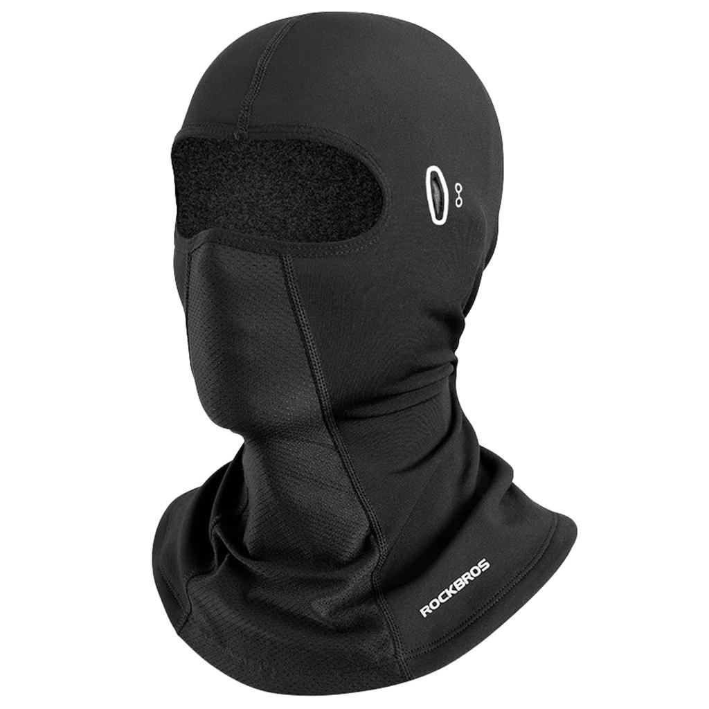 ROCKBROS Neck Warmer, Winter, Cold Protection, Windproof, Balaclava, Brushed Lining, Warm, Not Stuffy, with Eyeglass Hole, Stretch, Balaclava,