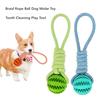 Braid Rope Ball Pet Dog Chew Pull Molar Toy Tooth Cleaning Training Play Tool
