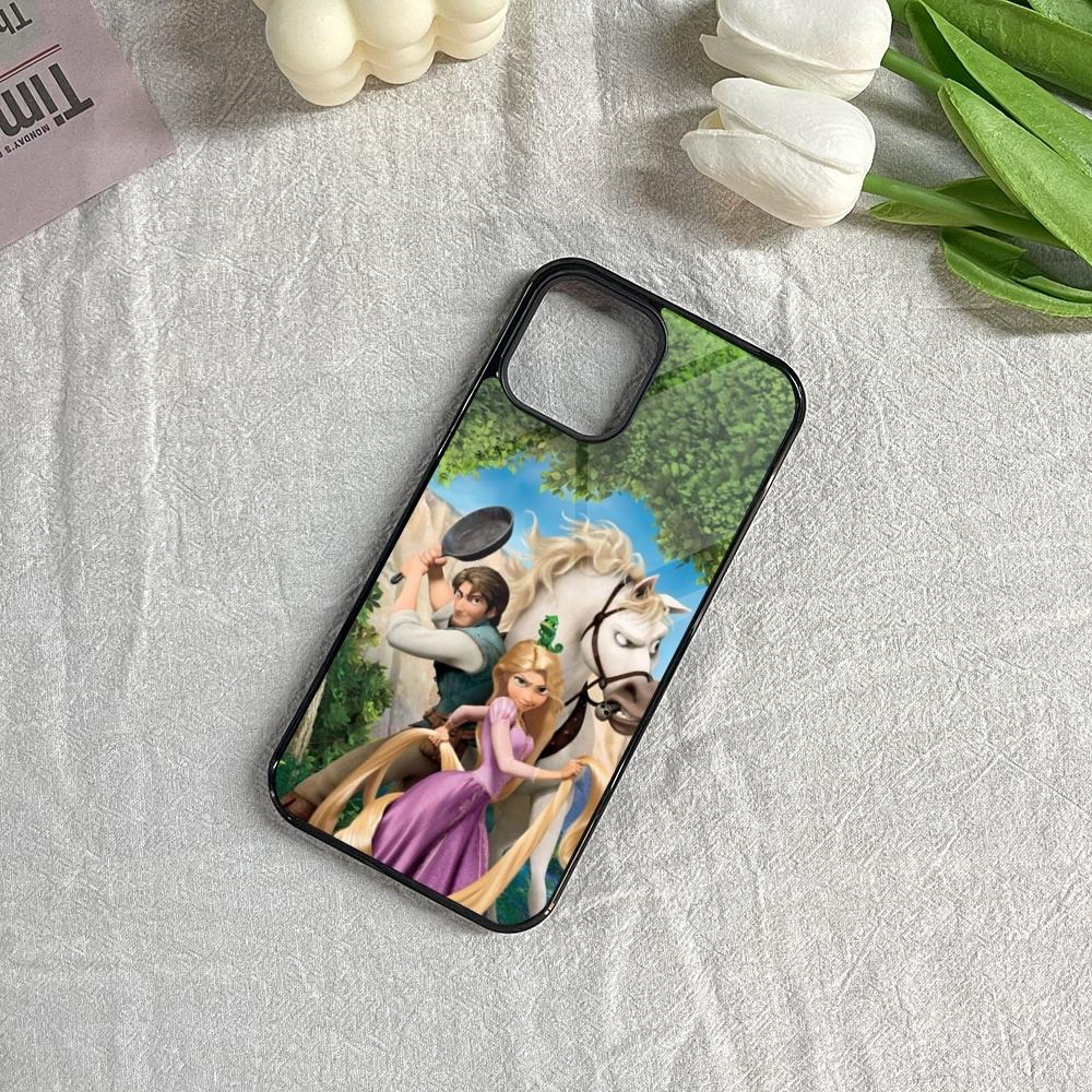 Чехол для телефона Рапунцель из мультфильма Запутанные для Iphone 16 15 14 13 12 11 Pro Max Mini 8 Plus Se Xr X Xs Fundas Чехол PC+TPU