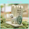 Resin Dog Fence Garden Decor For Plant Potting And Promotional Photography Props