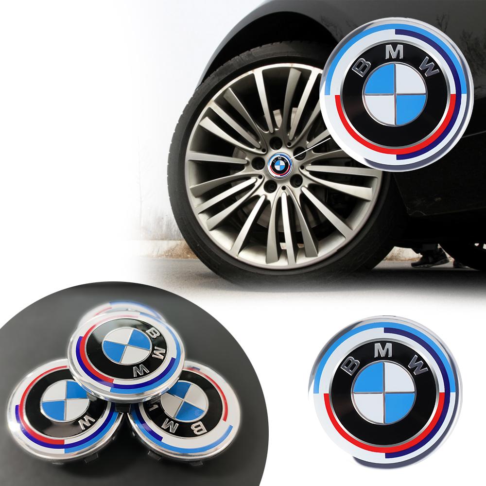 4PCS 56/68mm Auto Hub Caps Car Wheel Center Covers For BMW 3 5 7 Series M M3 M5 M6 F01 F20 F10 X5 Hubcaps Decoration Accessories