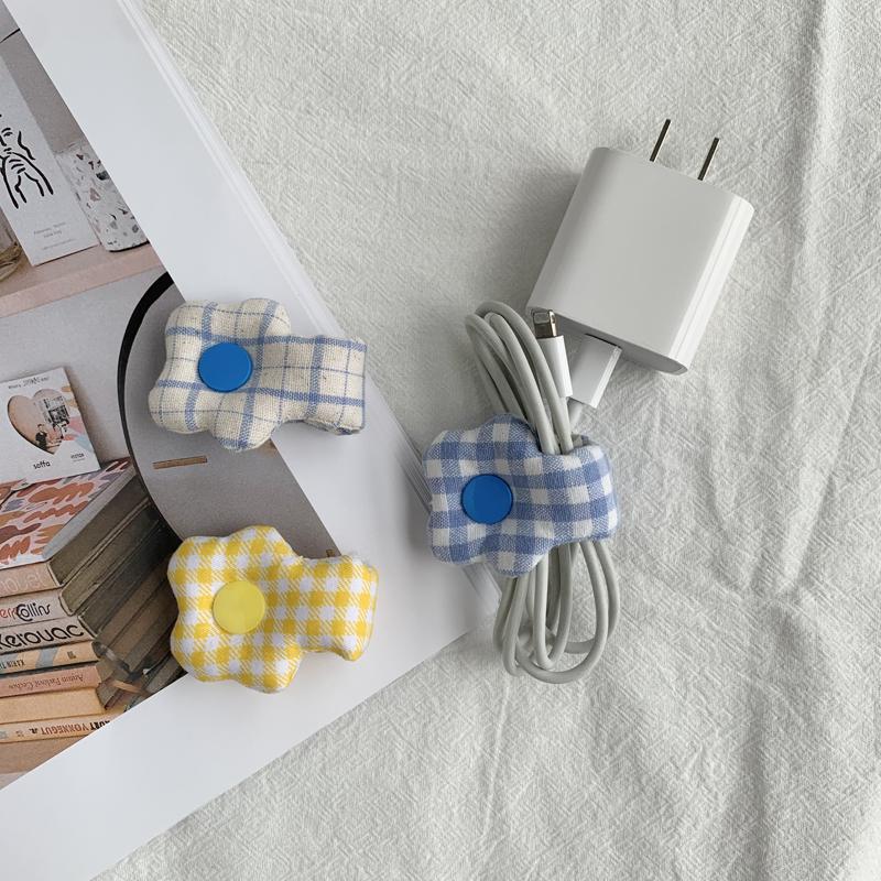 Милый фиксатор для кабеля в виде кошачьей лапки, пряжка для хранения кабеля для передачи данных, органайзер для зарядного кабеля, органайзер для кабеля наушников, тканевый милый фиксатор для шнура, новый