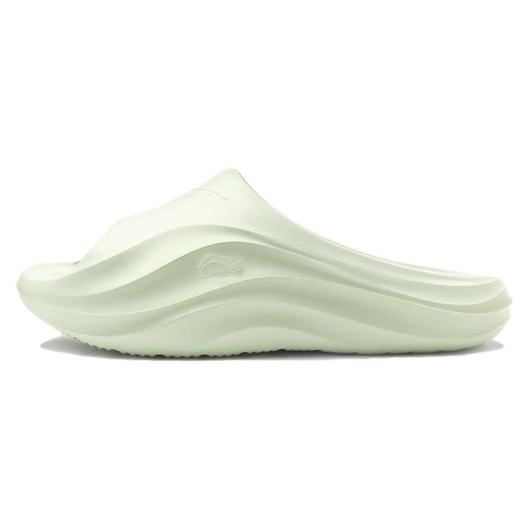 Li-Ning Non-Slip Wear-Resistant Slide Sandals Unisex Footwear Green LNXU931-5