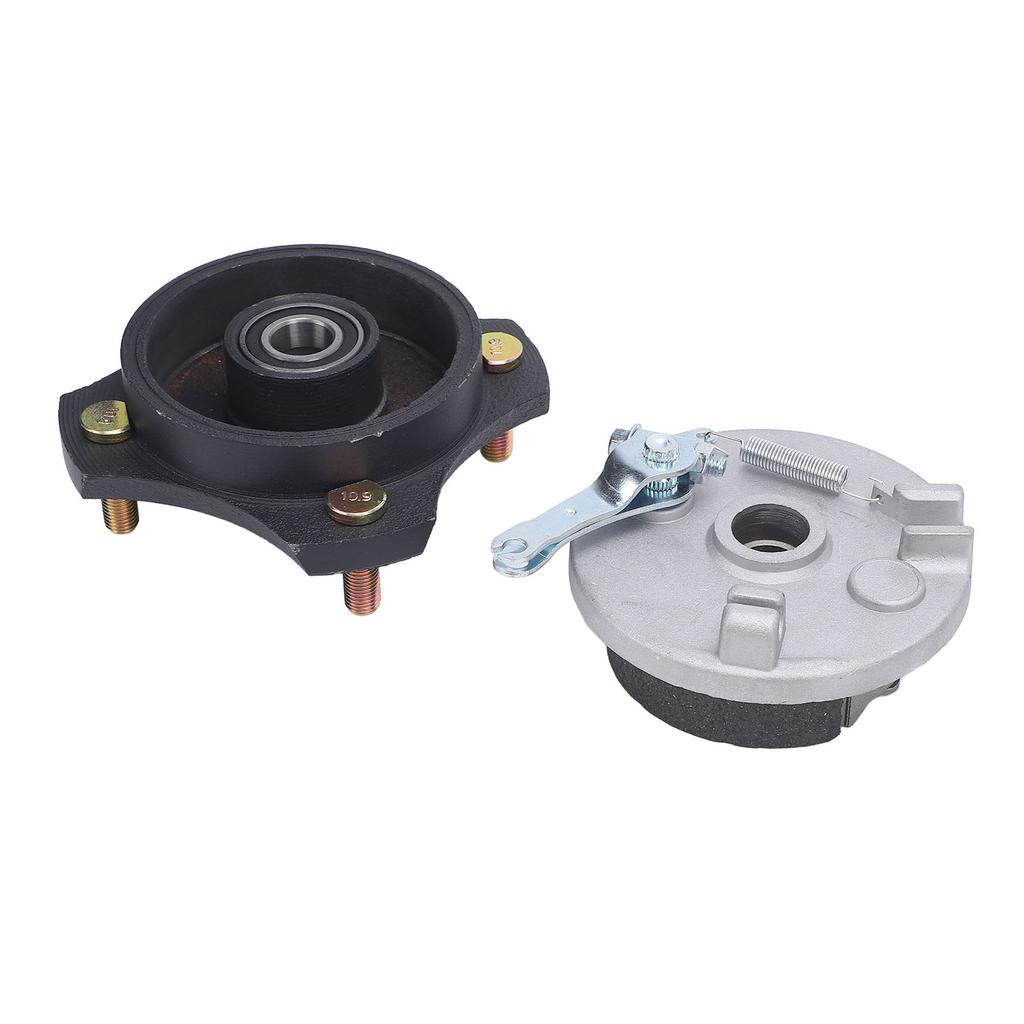 Левый тормозной барабан ступица колеса 17 мм 4xM10 шпильки высокая прочность для 110cc 125cc 150cc квадроцикл картинг UTV