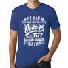 Homme T-shirt Graphique Vintage Year Cadeau 1977