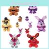 Fnaf Пять Ночей у Фредди Друзья Плюшевая Игрушка Мягкий Подарок 18/25см Желтый Коричневый Фиолетовый Синий Красный Белый