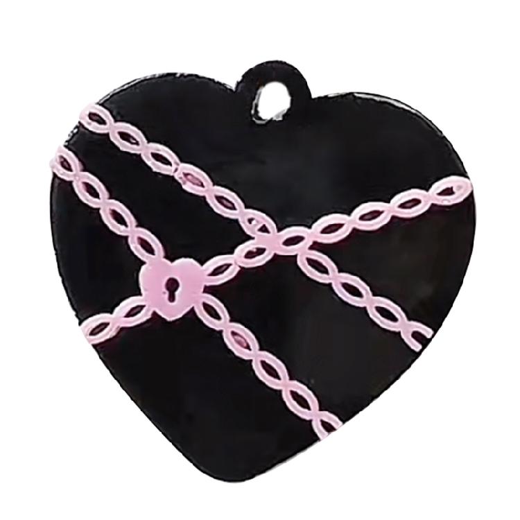 Heart Silicone Resin Mold for Keychain Jewelry Making,DIY Pendant Charms Mold